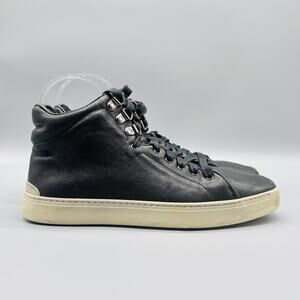 Rag & Bone Shoes Womens 8 Black Leather High Top Lace Up Sneakers Hiking Comfort